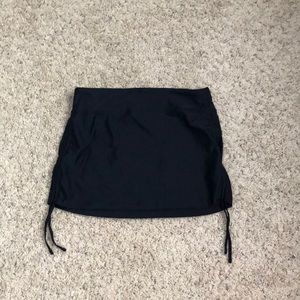 black athletic skirt